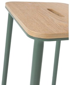 Зелени бар столове в комплект 2 бр. (височина на седалката 65 cm) Abba – Marckeric