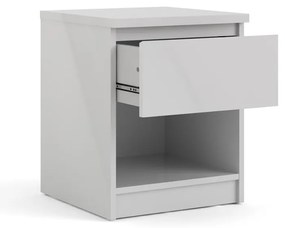 Бяло нощно шкафче Naia - Tvilum