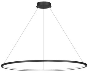 LED Пендел за баня SATURNO LED/65W/230V Ø 120 см IP44 антрацит