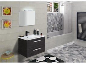 Матово-черна стояща батерия за мивка Spy – Sapho