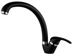 Смесител за кухня ICF 237012 BLACK, Iner Ceramic, месингов, черен, 24.5х25см