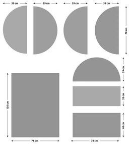 Стикер на стената 120x250 cm Amazonian Arches – Ambiance