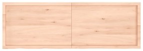 3156331 vidaXL Плот за маса, 180x60x(2-6) см, необработен масивен дъб