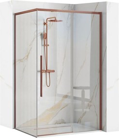Душ кабина Rea SOLAR Copper Brush 120x90
