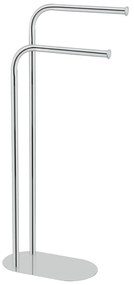 Стойка за кърпи от неръждаема стомана в блестящо сребрист цвят Levante – Wenko