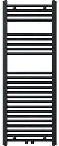 Novaservis - Лира за баня 490W/230V 120x45 cm черна права
