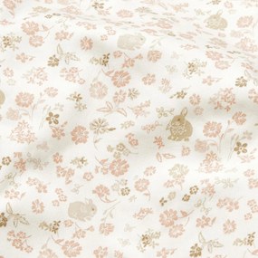 Бежово детско спално бельо от органичен памук 70x100 cm Augusta – Cam Cam Copenhagen