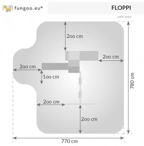 Дървена детска площадка с пързалка и люлки - Fungoo Flоppi