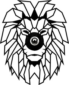 Стенна лампа Lion TopMebel E27 в черен цвят 39x12x49cm