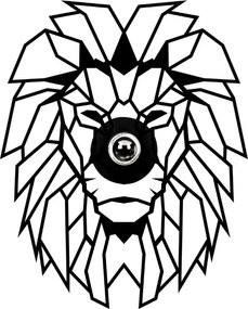Стенно осветление Lion E27 в черен цвят 39x12x49см.