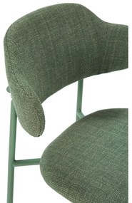 Зелени трапезни столове в комплект от 4 бр. Adriel – Marckeric