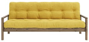 Жълт разтегателен диван 205 cm Knob - Karup Design
