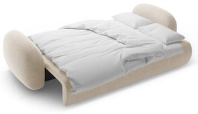 Бежов шенилов сгъваем/с място за съхранение диван 262 cm Tonale – Cosmopolitan Design