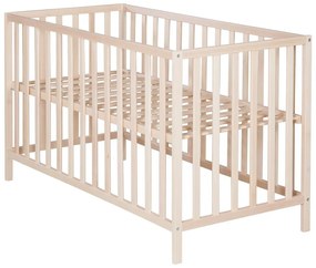 Детско легло в естествен цвят 60x120 cm Cosi - Roba