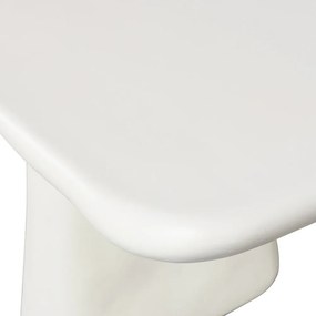 Пластмасова градинска пейка в цвят слонова кост Loggia – WOOOD