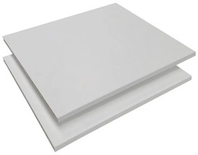 Бели рафтове за модулна система от рафтове 2 бр. 32x27 cm Mistral Kubus - Hammel Furniture