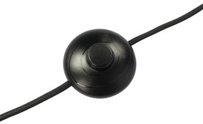 Интелигентна подова лампа черна регулируема с 3 Wi-Fi P45 - Mesh