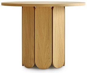 Трапезна маса от мек дъб, ø 98 cm - Woodman