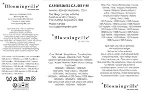 Памучна декоративна възглавница 35x50 cm Bri – Bloomingville