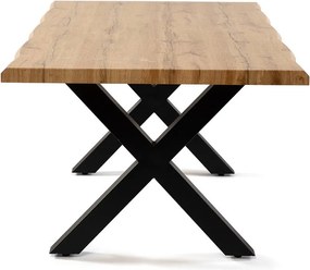 Трапезна маса от декор от дъб 90x160 cm Kora – Bonami Essentials