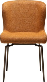 Кафяв тапициран трапезен стол Glam – DAN-FORM Denmark