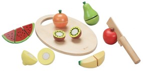 Classic world - Детски дървен комплект за рязане - плодове