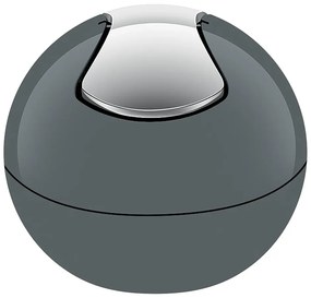 Тъмносиво пластмасово кошче за боклук 1 l Bowl – Spirella