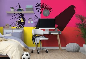 Самозалепващ тапет – Летен поп арт