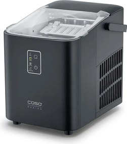 Ледогенератор Caso IceChef Compact 3401, 120W, 1 л, 12 кг/24 ч, 2 размера, Самопочистване, Компресорен, Черен мат