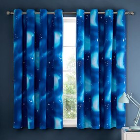 Детска завеса 2 бр. 168x183 cm Ombre Stars – Catherine Lansfield