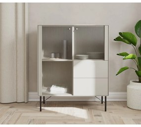 Светлосива витрина 91x111 cm Edge by Hammel - Hammel Furniture
