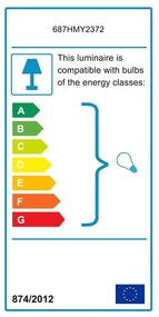 Кафява настолна лампа (височина 40 cm) Alev – Opviq lights