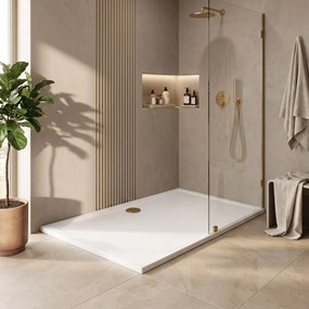 Корито за душ кабина -акрилно Rea Savoy White 80x100