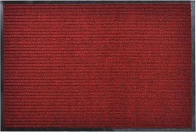 241270 vidaXL Изтривалка за врата, червена, 90 x 120 см, PVC