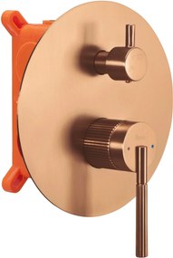 Душ система за вграждане Rea Argon Brush Copper