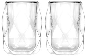 Чаши за еспресо с двойни дъна в комплект от 2 бр. 100 ml Geo – Vialli Design