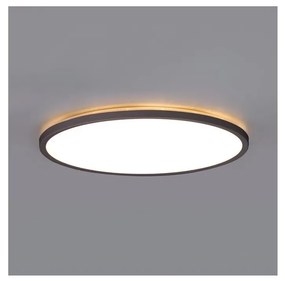LED баня таванно осветление NIVERA LED/12W/230V IP54 Ø22,5 см черно
