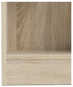 Етажерка за книги в дъб 41x203 cm Basic - Tvilum