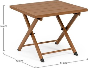 Алуминиева градинска масичка за кафе 43x44 cm Taylor – Bizzotto