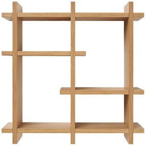 На няколко нива стенен рафт от декор от дъб в естествен цвят 40 cm Olsberg – House Nordic