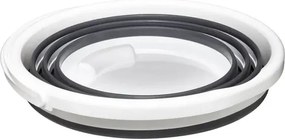 Сгъваема кофа 5five 10L - Бяла/Сива, компактна и практична