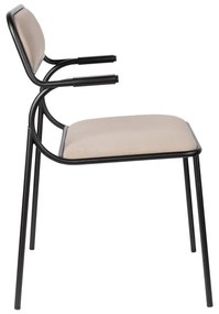 Бежови трапезни столове в комплект от 2 броя Alba - Zuiver