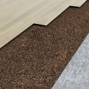 153151 vidaXL Гумена коркова ролка 100x200 см 5 мм