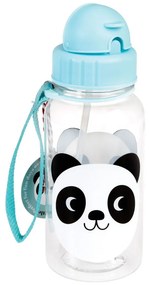 Синьо бебешко шише със сламка Miko The Panda, 500 ml Miko the Panda - Rex London