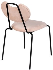 Светлорозови трапезни столове в комплект от 2 броя Aspen - White Label