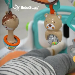 Детска фитнес зала Bebe Stars Piano Raccoon