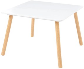 GINGER HOME К-кт дървена маса с 2 столчета WHITE