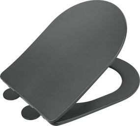 WENKO 26030100 - Тоалетно седало GALATI 46x36 см антрацит