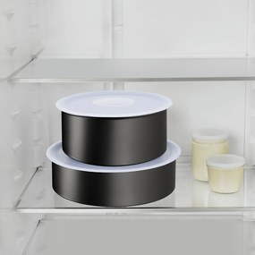 Алуминиеви гърнета в комплект 3 бр. с незалепващо покритие/с подвижна дръжка подходящи за индукционен котлон INGENO Eco Resist L3979202 – Tefal