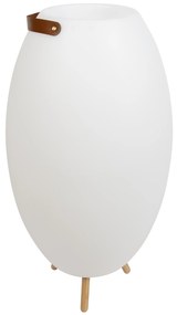 Подова лампа бяла 72.5cm вкл. LED и говорител димируем RGBW IP44 с дистанционно управление - Apolo